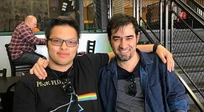 دورهمی شهاب حسینی و پسرش با آقای بازیگر