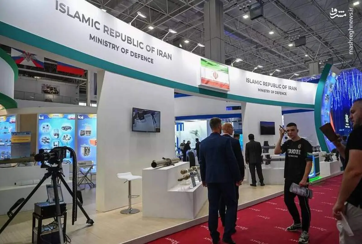 نمایش کوادکوپتر انتحاری B1 ایران در روسیه+عکس

