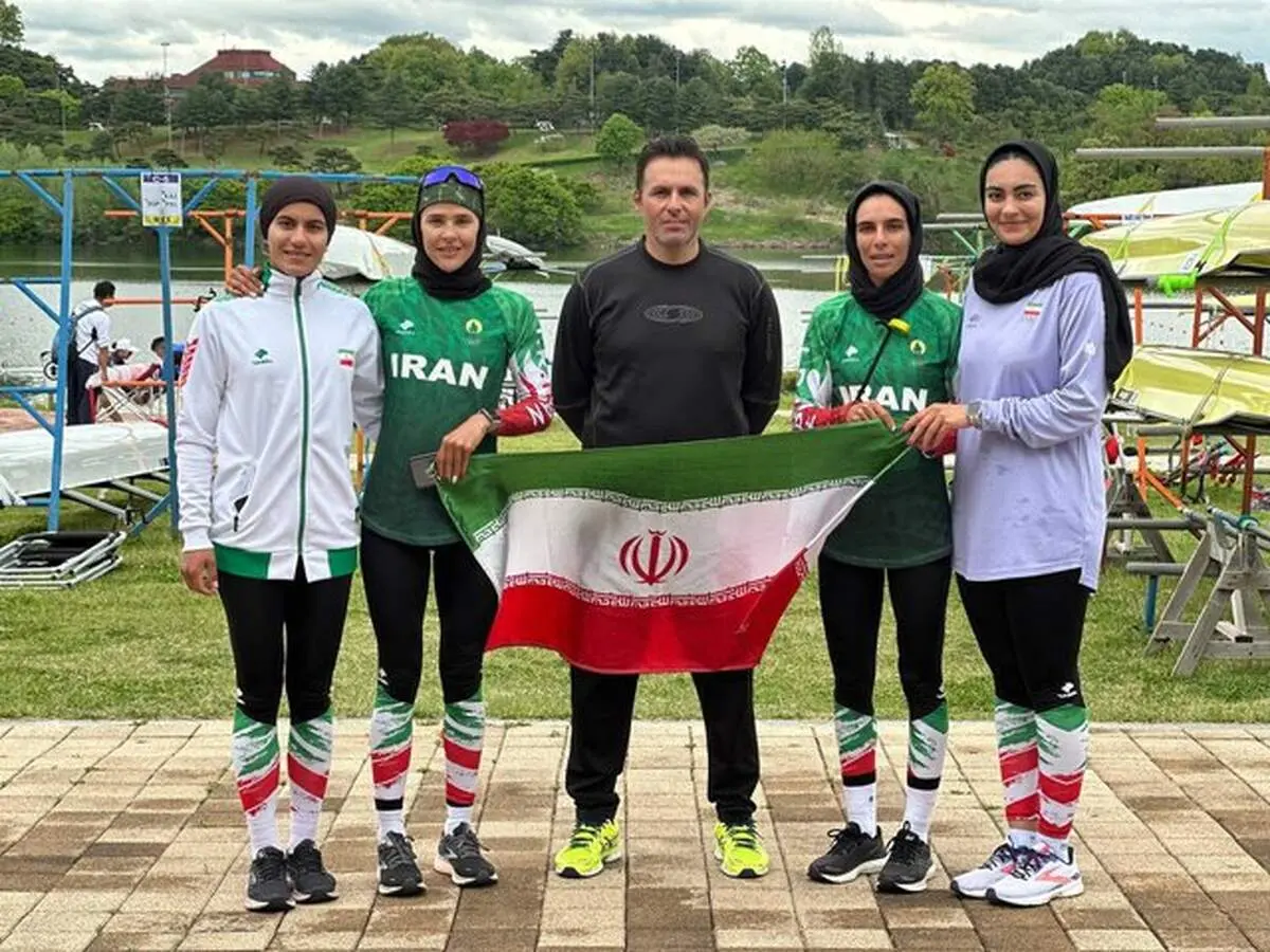دختران قایقرانی ایران تاریخ‌سازی کردند