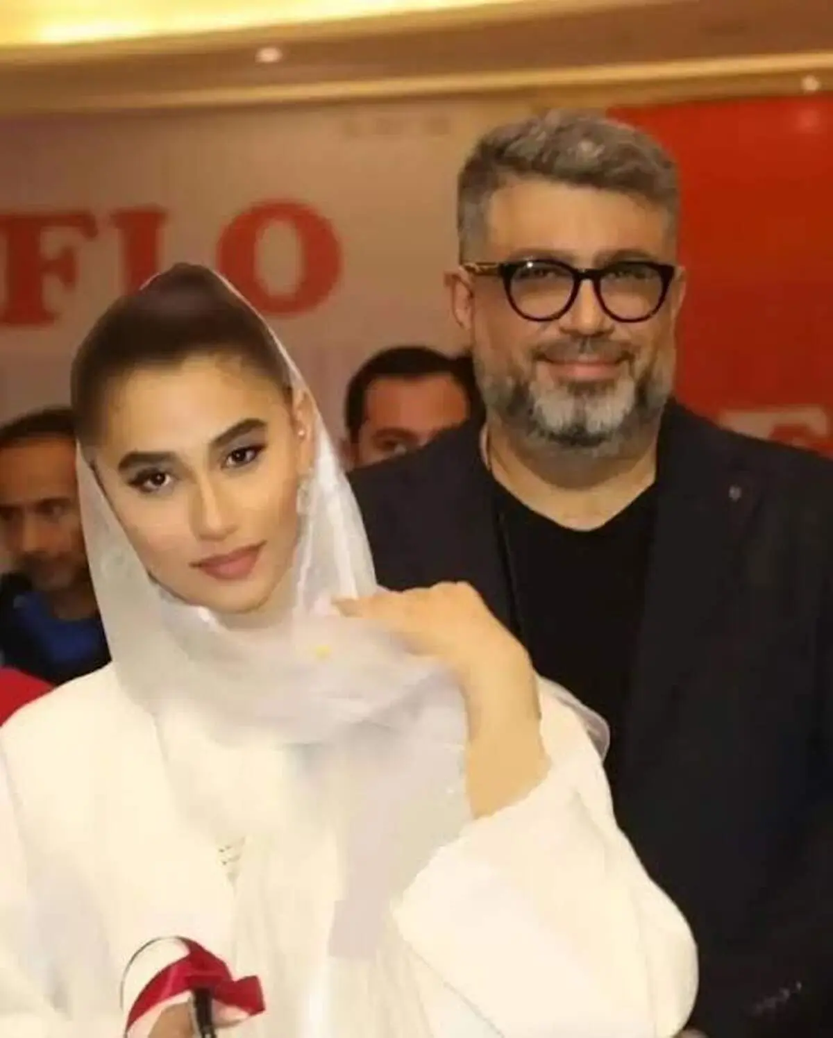 قاب احساسی رضا رشیدپور و دخترش پس از ۹ ماه دوری + فیلم