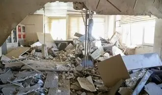 اثرات  حمله هوایی  دشمنان متجاوز به ساختمان پلیس مبارزه با مواد مخدر در تهران + عکس
