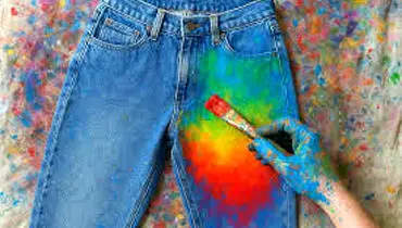 شیوه های مختلف رنگ کردن لباس ها و شلوار جین
