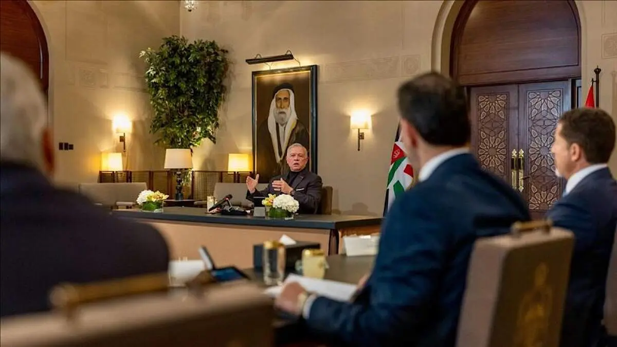 تأکید شاه اردن بر حمایت از دیپلماسی و گفت‌و‌گو درباره ایران