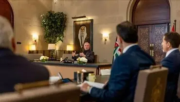 تأکید شاه اردن بر حمایت از دیپلماسی و گفت‌و‌گو درباره ایران
