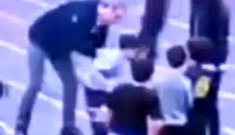 لحظه نجات جان یک دانش‌آموز توسط معلم تبریزی/ویدیو 