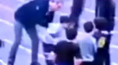 لحظه نجات جان یک دانش‌آموز توسط معلم تبریزی/ویدیو 