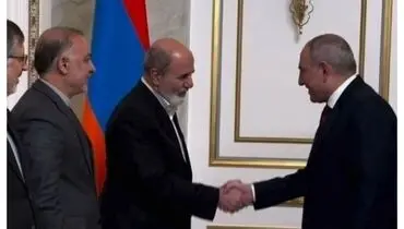 علی اکبر احمدیان، دبیر شورای عالی امنیت با پاشینیان دیدار کرد