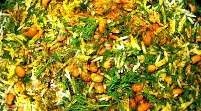 طرز تهیه شوید لوبیا پلو خوشمزه و مجلسی