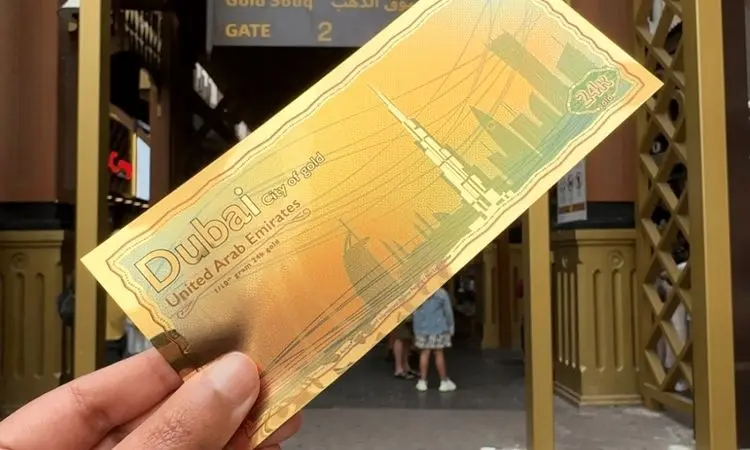 اسکناس‌های جدید امارات با طرح طلا خبرساز شد +فیلم