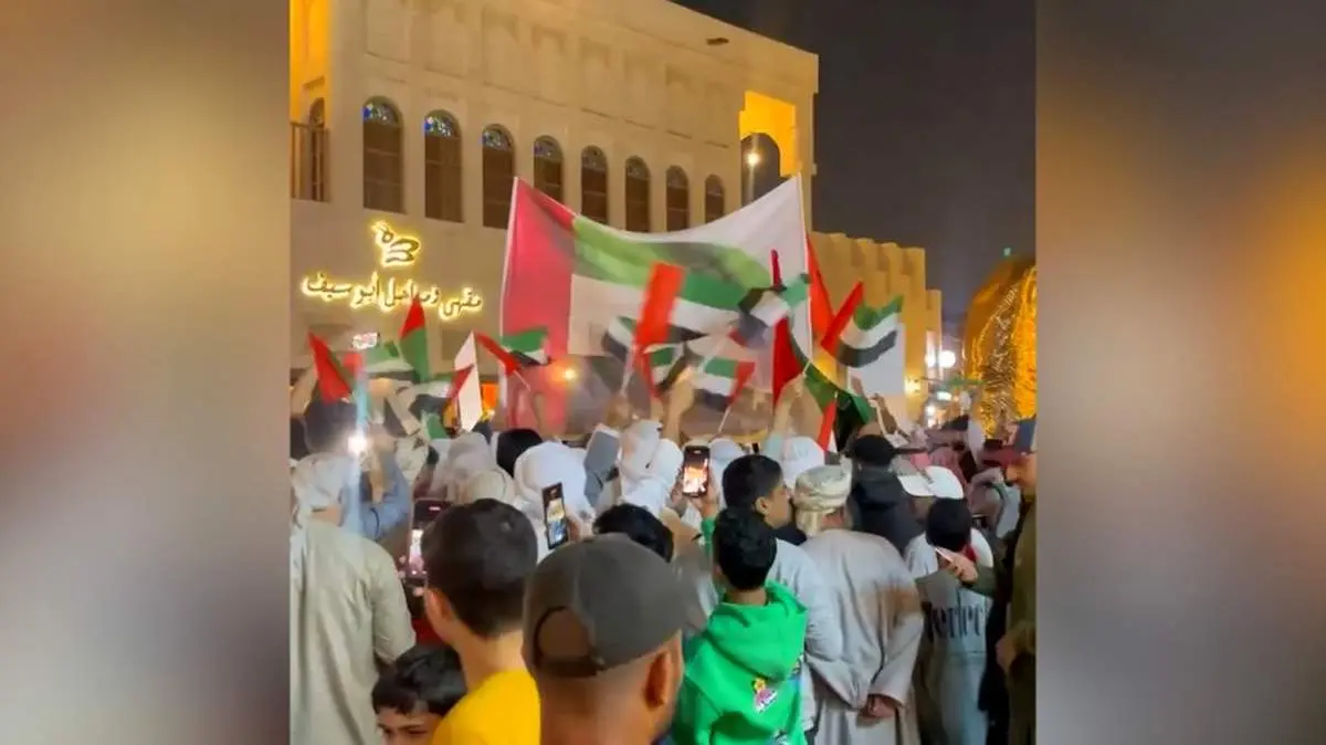 کری‌خوانی اماراتی‌ها برای ایران+ فیلم
