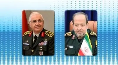 سرپرست وزارت دفاع ایران با وزیر دفاع ترکیه گفتگو کرد