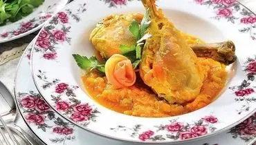 طرز تهیه خورشت مرغ و نارنگی
