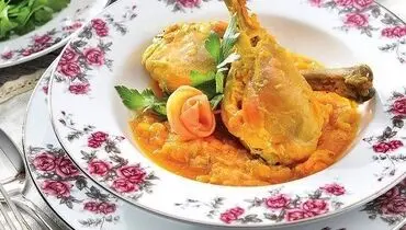 طرز تهیه خورشت مرغ و نارنگی
