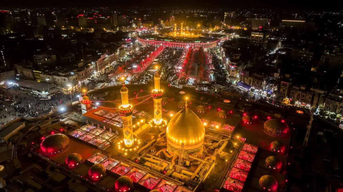 سیاهپوش شدن کربلای معلی در سالروز تخریب بقیع