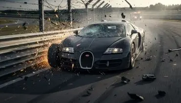 تصادف بوگاتی با سرعت ۴۰۰ کیلومتر بر ساعت / وقتی «ناردو» به جهنم تبدیل شد
