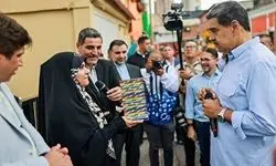 ویدیوی مکالمه فارسی نیکولاس مادورو با سحر امامی