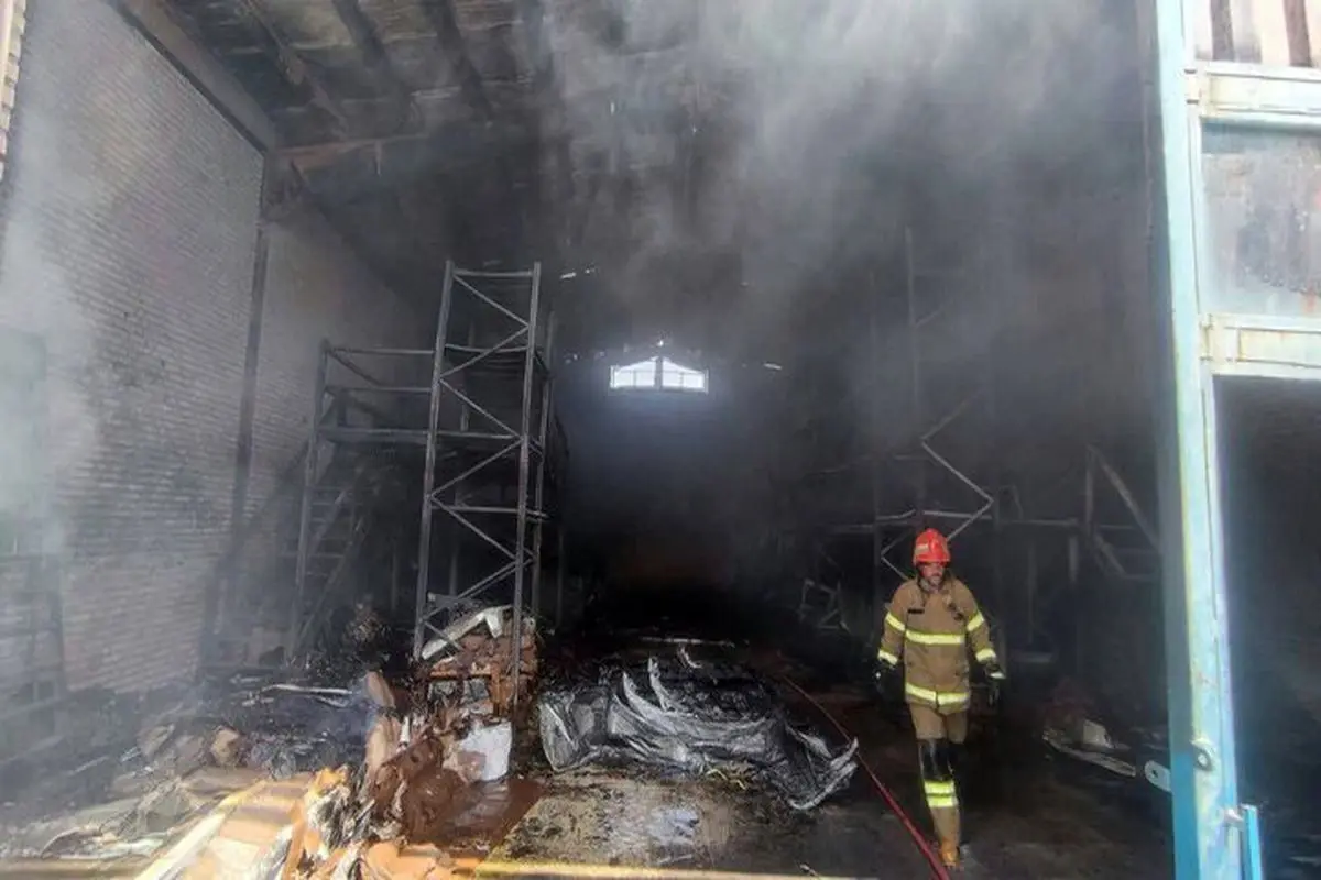 افزایش تعداد مصدومان آتش سوزی در کارخانه لاستیک سازی شهریار