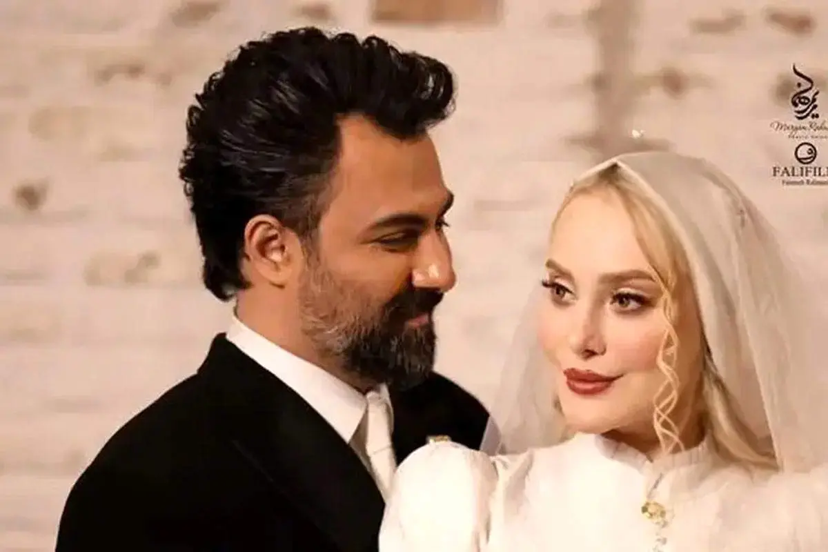 تصویری از حلقه ساده و زیبای آرام جعفری، تازه عروس سینمای ایران