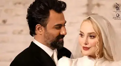 تصویری از حلقه ساده و زیبای آرام جعفری، تازه عروس سینمای ایران