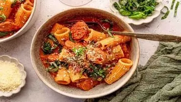 طرز تهیه 4 مدل پاستا اسفناج فوری و خوشمزه