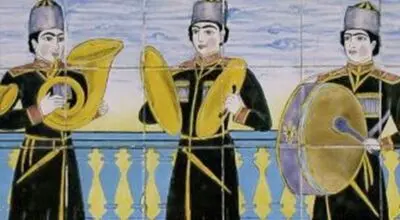 وقتی گروه موسیقی نظامی در دربار مظفرالدین‌شاه می‌نواخت+تصویر 