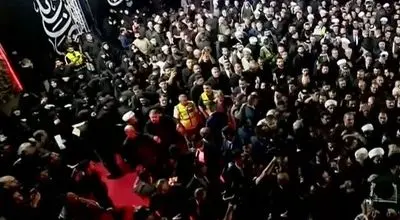 نجف در سوگ شهید امت؛ آغاز مراسم وداع با حضور پرشور مردم+تصاویر|فیلم