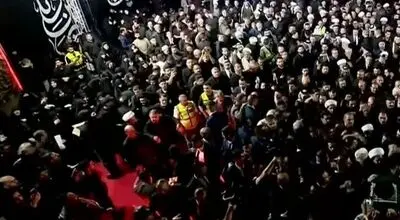نجف در سوگ شهید امت؛ آغاز مراسم وداع با حضور پرشور مردم+تصاویر|فیلم