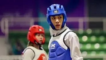 اولین طلای تکواندو به نام دختر ایرانی ضرب شد/ نمایش مقتدرانه ساینا کرمی با کسب مدال خوشرنگ