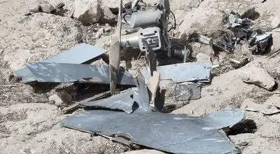 تصاویر از انهدام پهپاد آمریکایی «لوکاس» بر فراز بندرعباس + عکس