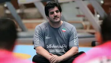 عکس دو نفره وریا غفوری و رسول خادم به مناسب تولد قهرمان کشتی