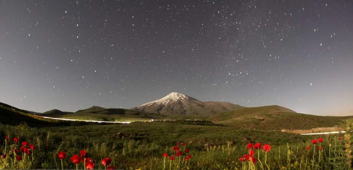 تصاویری رویایی از رد ستارگان در آسمان ایران