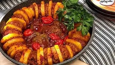 خوراک گوشت چرخ کرده، غذای سریع و آسان برای ناهار