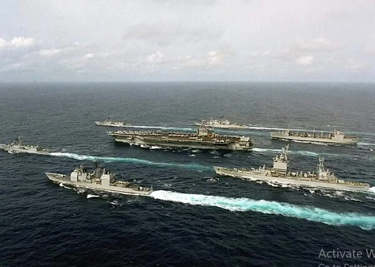 ناو جرالد فورد تغییر مسیر داد 