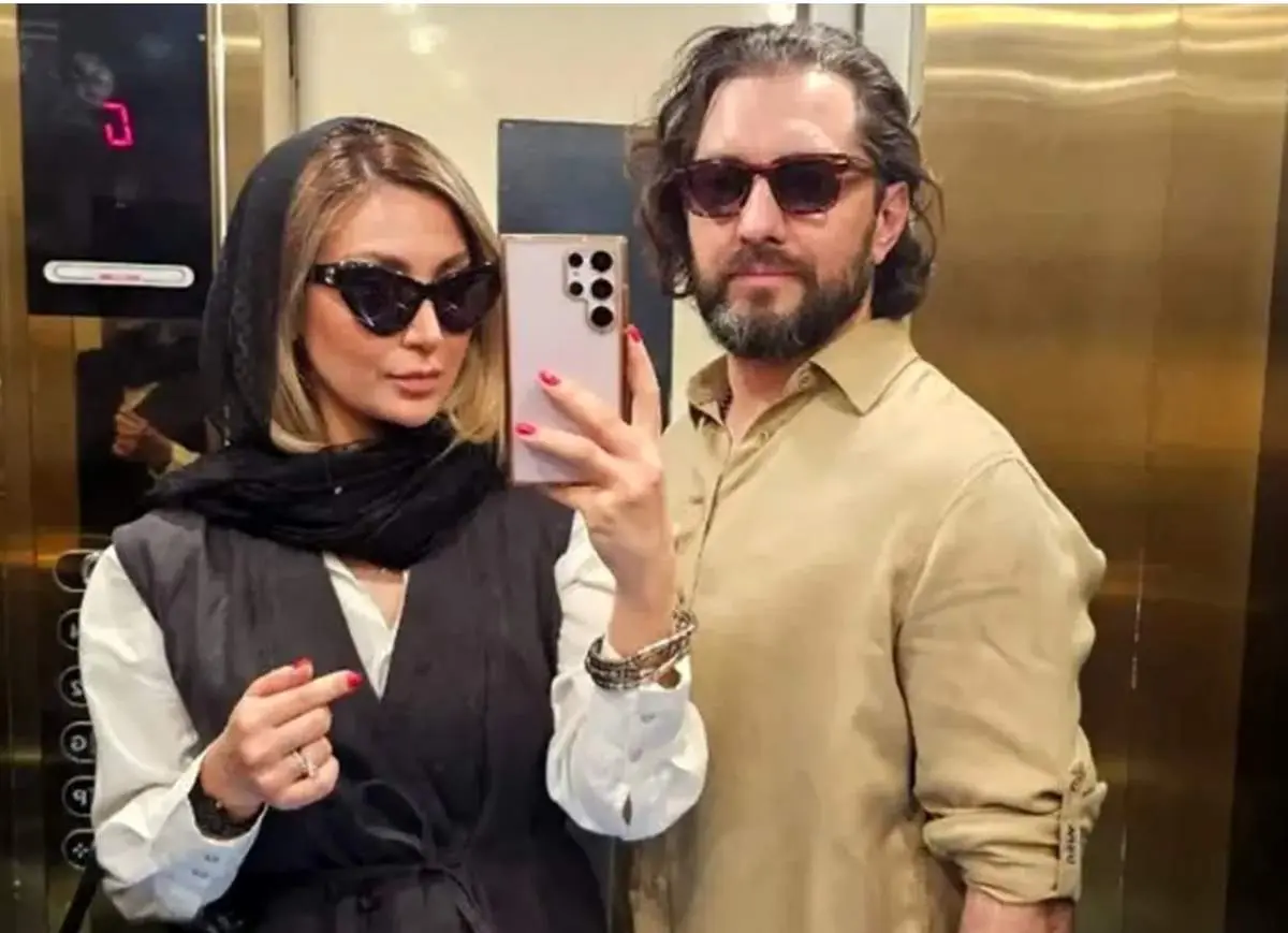 قاب عاشقانه بهرام رادان در قشم