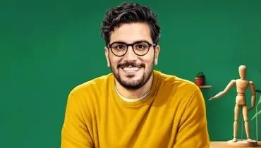 رونمایی امیرحسین قیاسی از همسرش در جشن حافظ/ویدیو 