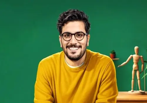 رونمایی امیرحسین قیاسی از همسرش در جشن حافظ/ویدیو 