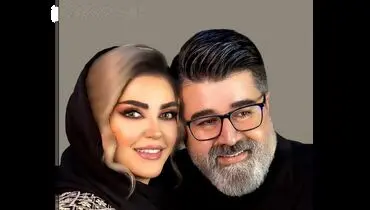 قاب عاشقانه آقای خواننده و همسرش در جزیره کیش