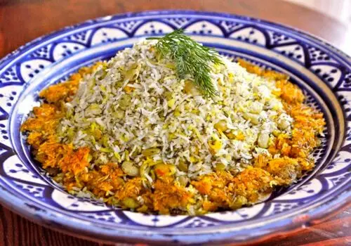ناهارت با من: شاهکار آشپزی ایرانی؛ رموز پخت خورش آلو اسفناج مجلسی و جاافتاده