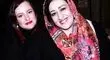 قاب قدیمی از جوانی فاطمه هاشمی و نعیمه نظام دوست