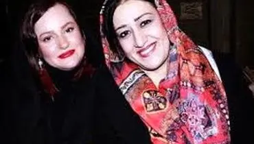 قاب قدیمی از جوانی فاطمه هاشمی و نعیمه نظام دوست