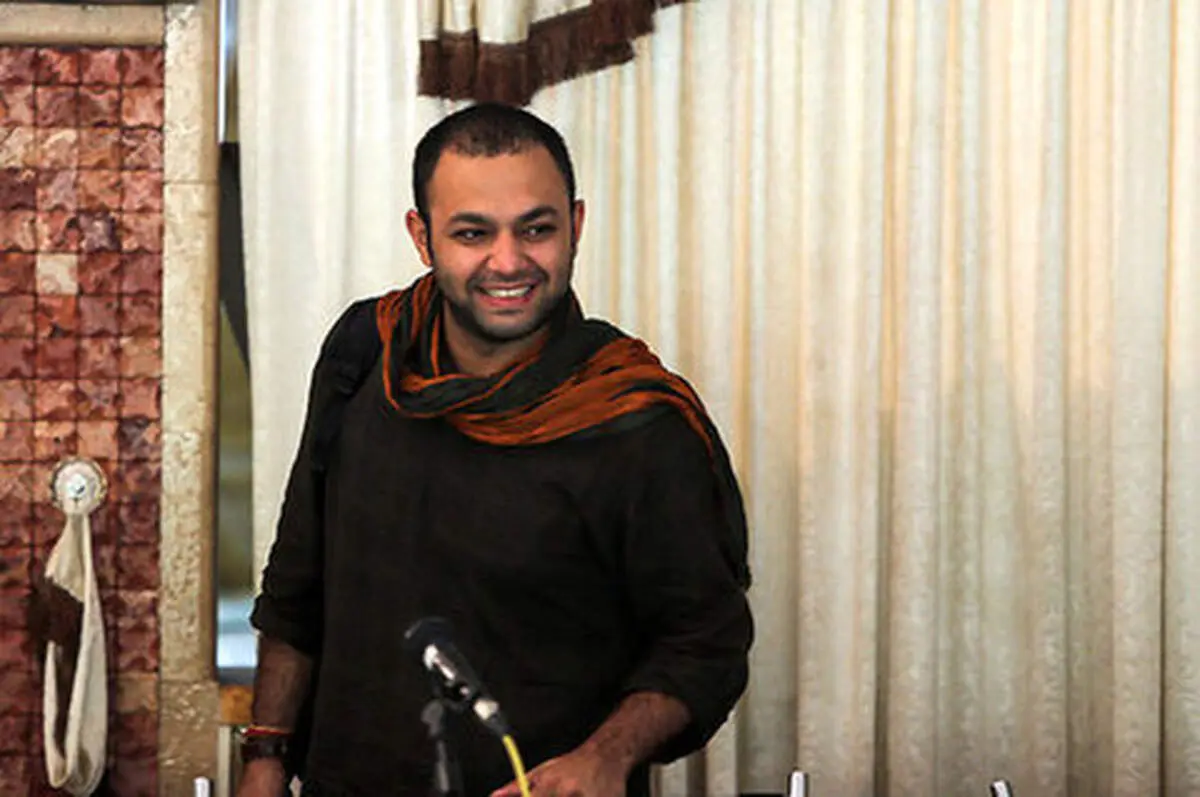عکس جدید صابر ابر با حیوان خانگی عجیبش