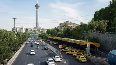 هوای تهران در وضعیت قابل قبول