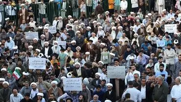 تصویری پربازدید از اجتماع مردم قم در حمایت از اجرای طرح حجاب و عفاف