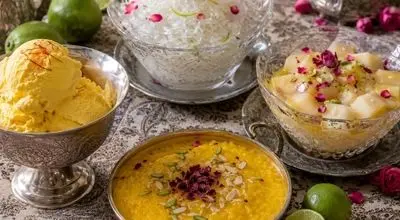 طرز تهیه  ۵  دسر خنک و شیرین تابستانی ایرانی