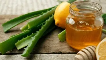 آموزش ساخت ماسک آبرسان عسل و آلوئه‌ورا