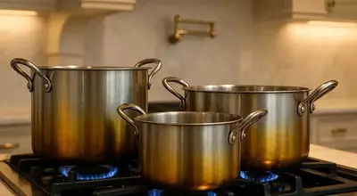چرا قابلمه استیل زرد می‌شود؟ راه‌های ساده برای پیشگیری

