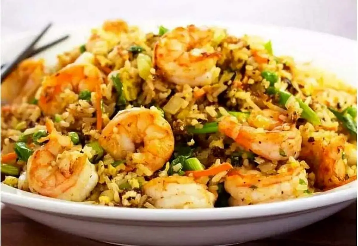 طرز تهیه لذیذترین پلو میگو اصیل جنوبی+فیلم