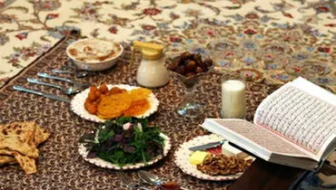 تغذیه سالم در ماه رمضان/ اینفوگرافیک