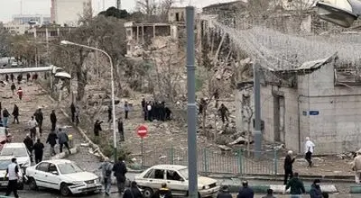 وضعیت  بحرانی ساختمان ها و خودروهای مردم در حمله به میدان شهدا + عکس
