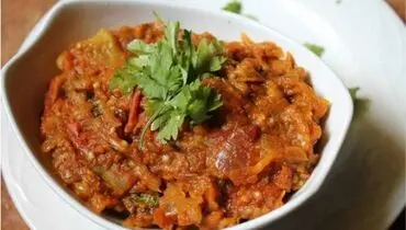 طرز تهیه پوره بادمجان هندی
